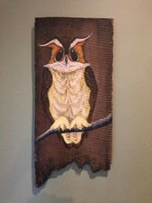 Vintage Signed Great Horned