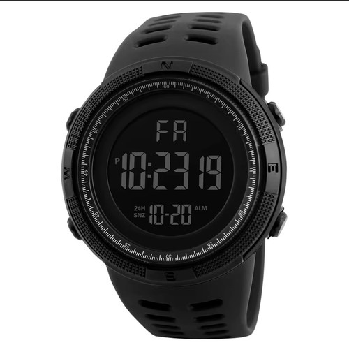 Montre électronique noire - ,