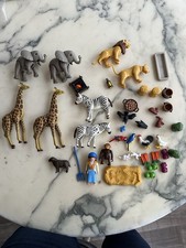LOT ZOO ANIMAUX  PERSONNAGE ET ELEMENTS PLAYMOBIL 3255 L' ARCHE DE NOE