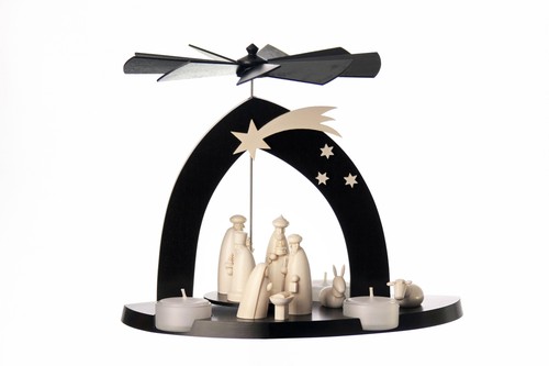 Pyramide bougies noir - de,