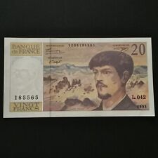 BILLET 20 FRANCS DEBUSSY 1993