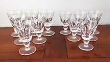 SAINT LOUIS - MODÈLE JERSEY - 12 VERRES à PIED en CRISTAL TAILLE 4 et  5