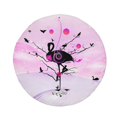 Serviette plage ronde - de,