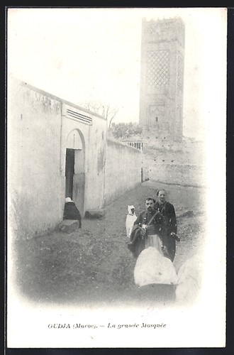 Cpa oujda grande mosquée - la,