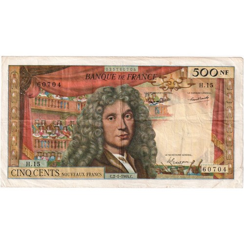 France 500 nouveaux francs - 500,
