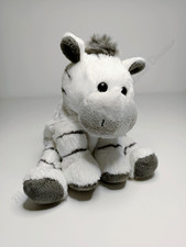 Peluche/Doudou Zèbre Blanc