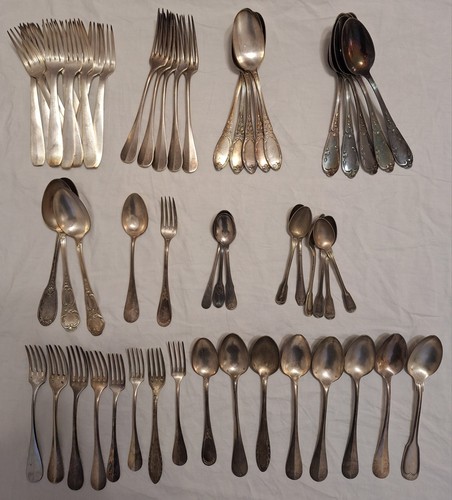 Lot couverts metal argenté - de,