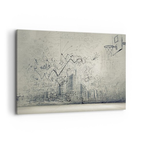Impression sur toile 100x70cm - toile,