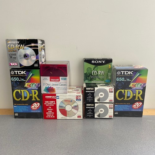 Huge lot 255 blank - lot, cd-r/rw