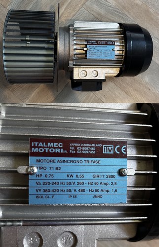 Moteur électrique triphasé - électrique,