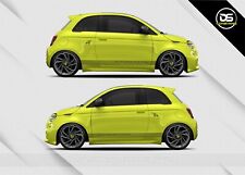 Bandes latérales pour ABARTH 500e 2023 - Fiat 500 Stickers Autocollants