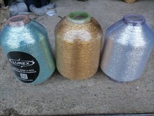 Lot 3 Bobine Lurex  Industrielle Fil a Tricoter 1Kg725