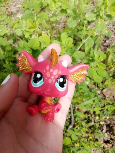 Petshop dragon rose pailettes - petshop,