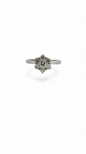 Bague marguerite blanc - en,