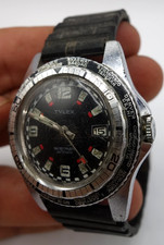 belle montre de  plongée Tylex vintage, à réstaurer. 17 rubis