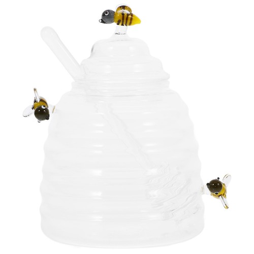 Pot verre avec couvercle - pot, en