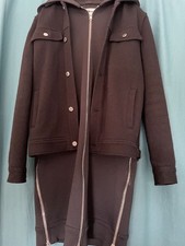 ★ PARKA TWICE GIVENCHY Pure L Laine Veste Manteau Parka Unisexe Gilet M