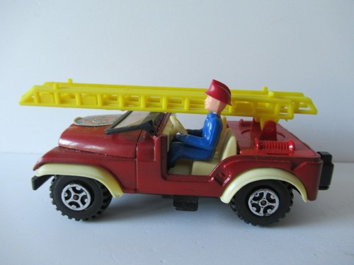Miniature pompiers jeep - miniature,