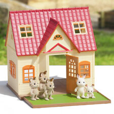 Maison cosy cottage avec chats et lapins la Sylvanian Families Les Petits Malins