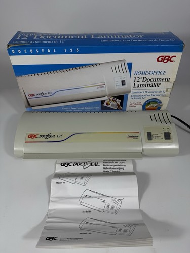 Gbc docuseal 125 laminator - gbc,