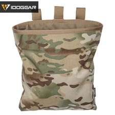 IDOGEAR MOLLE Mag Dump Pouch Tactical Mag Drop Pouch Sac de recyclage Gear Camo