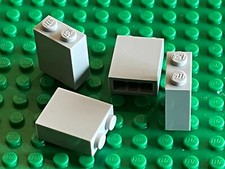 4 x LEGO Light Bluish Gray - MdStone brick 3245b / 8822 7948 4766 7029 7994 8439