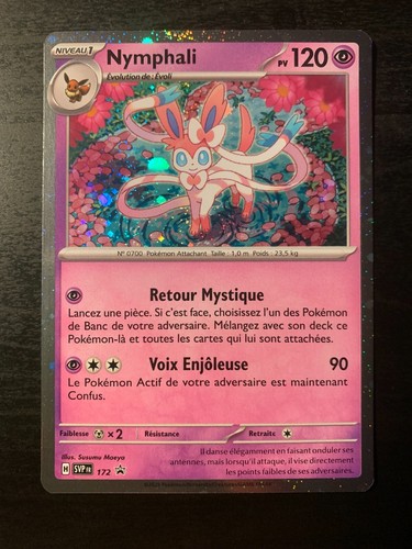 Carte pokémon holo nymphali - holo,