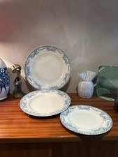 Lot de 3 plats anciens Longwy en terre de fer