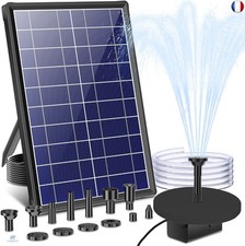 Biling Fontaine solaire pour extérieur - 7,5 W - Pompe de bassin solaire avec 