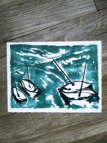 Lithographie originale - originale ,  *