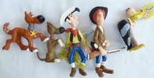 1997 - 5 FIGURINES LUCKY LUKE