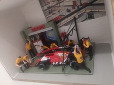 Diorama Pitstop F1 miniature