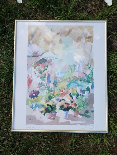 Magnifique aquarelle signee - magnifique,