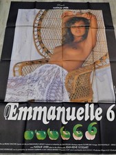 Emmanuelle 6 Affiche ORIGINALE 120x160cm 47"63" 1988 Jean Rollin N Uher E388