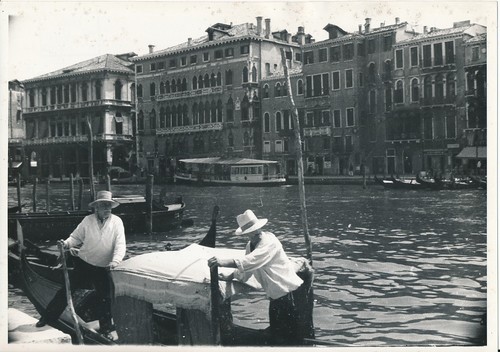 Venise 1938 gondoles - venise,