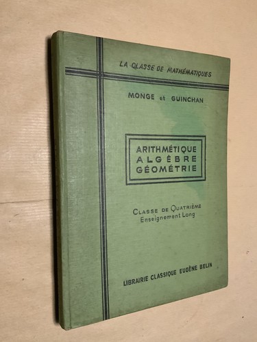 Arithmétique algèbre