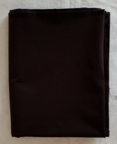 Coupon tissu vintage marron - coupon,