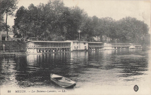 Melun bateaux lavoirs - 77,