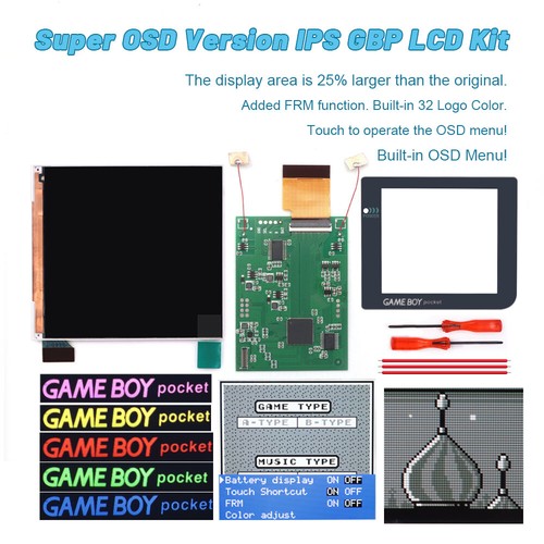 Ips osd menu retro - menu, lcd