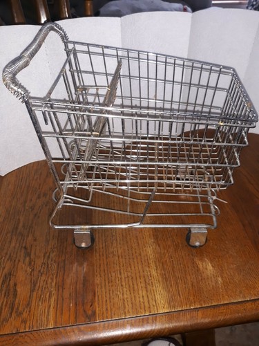 Mini chrome shopping cart - chrome,