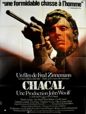 Edward Fox THE DAY OF THE JACKAL Fred Zinnemann 1973 FRENCH POSTER 47x63 B