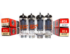 QUAD Matched 6CS7 Tubes RCA