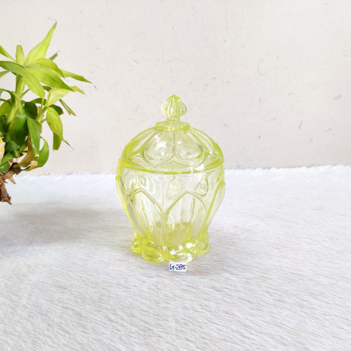 Pot verre vert néon - verre,