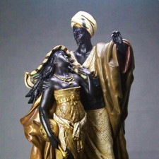 Monumentale terre cuite 72 cm  orientaliste Koenig&Lengsfeld/ Goldscheider 1900