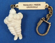 Porte-clés, Key ring Figurine - BIBENDUM MICHELIN - TESSARO - PNEUS - GRENOBLE -