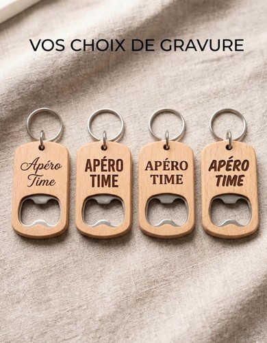 Porte clés décapsuleur - porte-clés, en