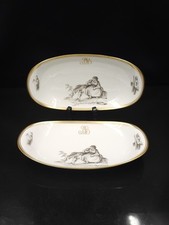 Bernardaud, Deux Raviers, Collection Pastorale En Grisaille Limoges
