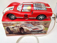 Porsche Carrera en boite d'origine Joustra jouet ancien en tôle