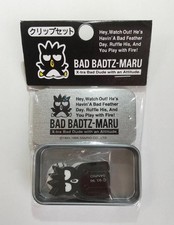 Sanrio Badtz Maru Clip Set Retro Showa Era Can Case objet de collection