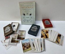 Lot 3 beaux Jeux 52 cartes à jouer Gold Cornered Piatnik 1960’s, Manuel Patience